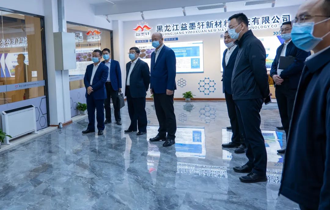 交投集团党委书记、董事长尚云龙一行到黑龙江省益墨轩调研