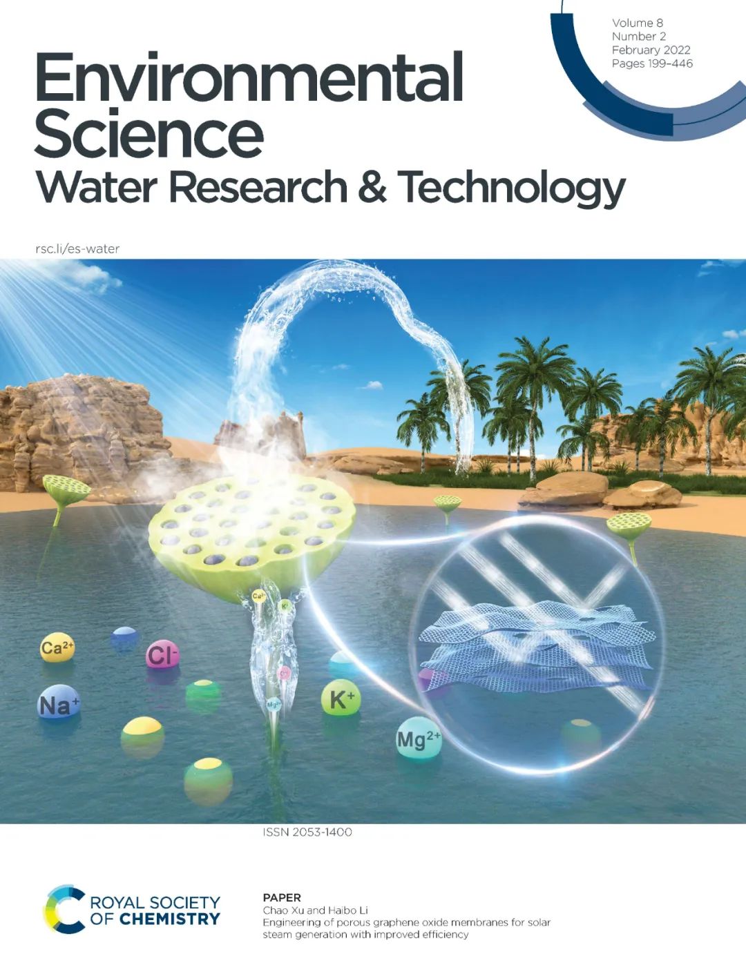 宁夏大学李海波教授团队 ES: Water Res. Technol. | 提高太阳能驱动界面蒸发效率的多孔氧化石墨烯薄膜工程