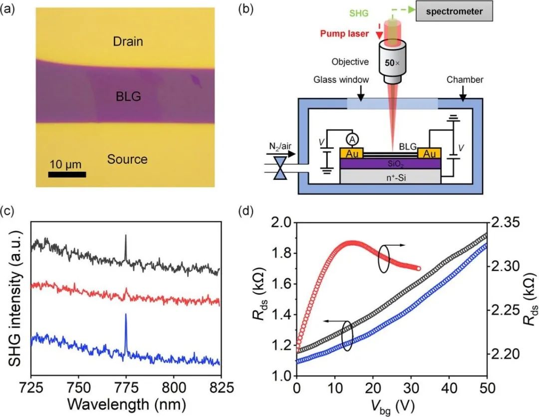 西北工大甘雪涛课题组 Nano Lett. | 双层石墨烯的对称性破缺及强二次谐波