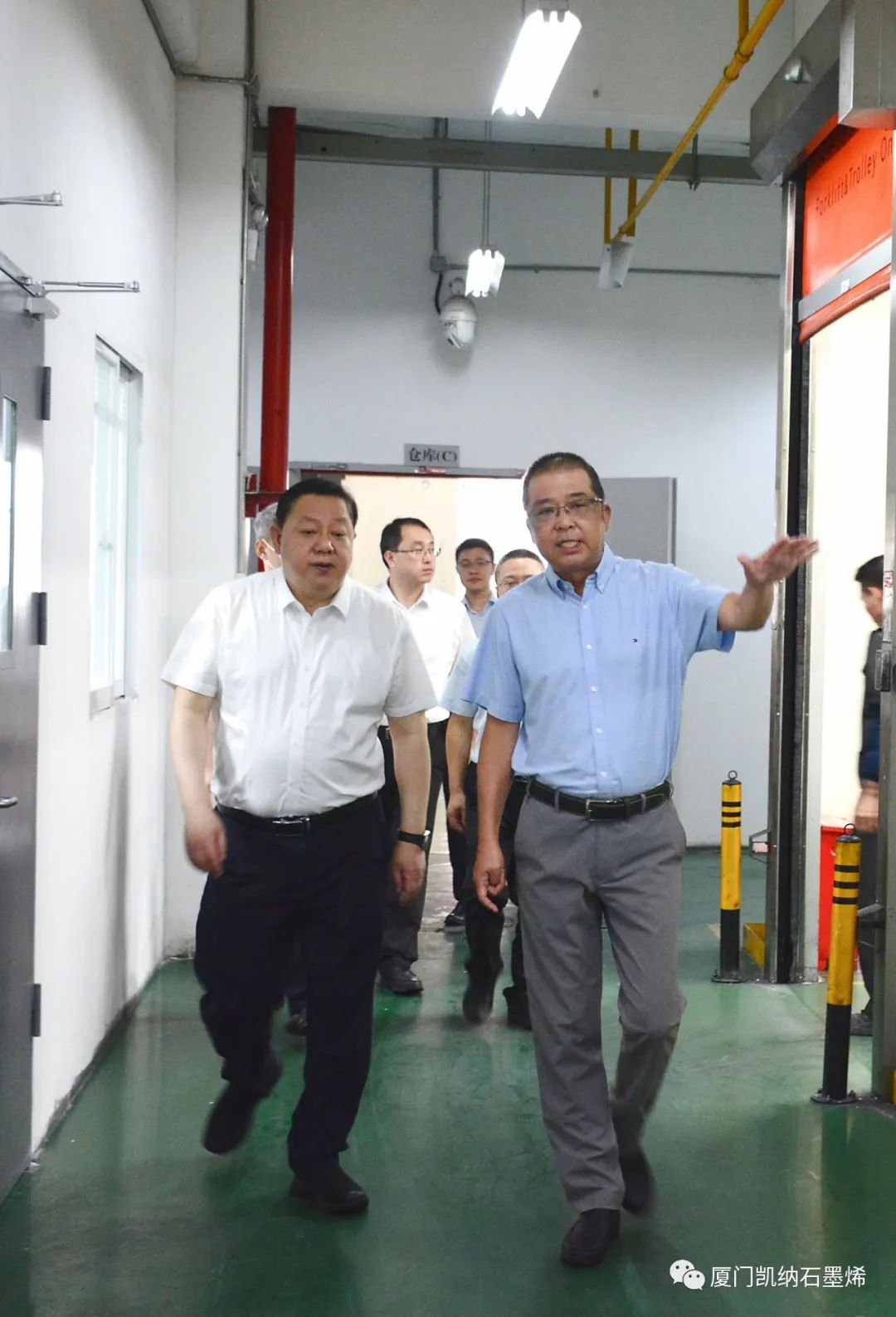 海沧管委会主任、区长龚建阳一行到访厦门凯纳