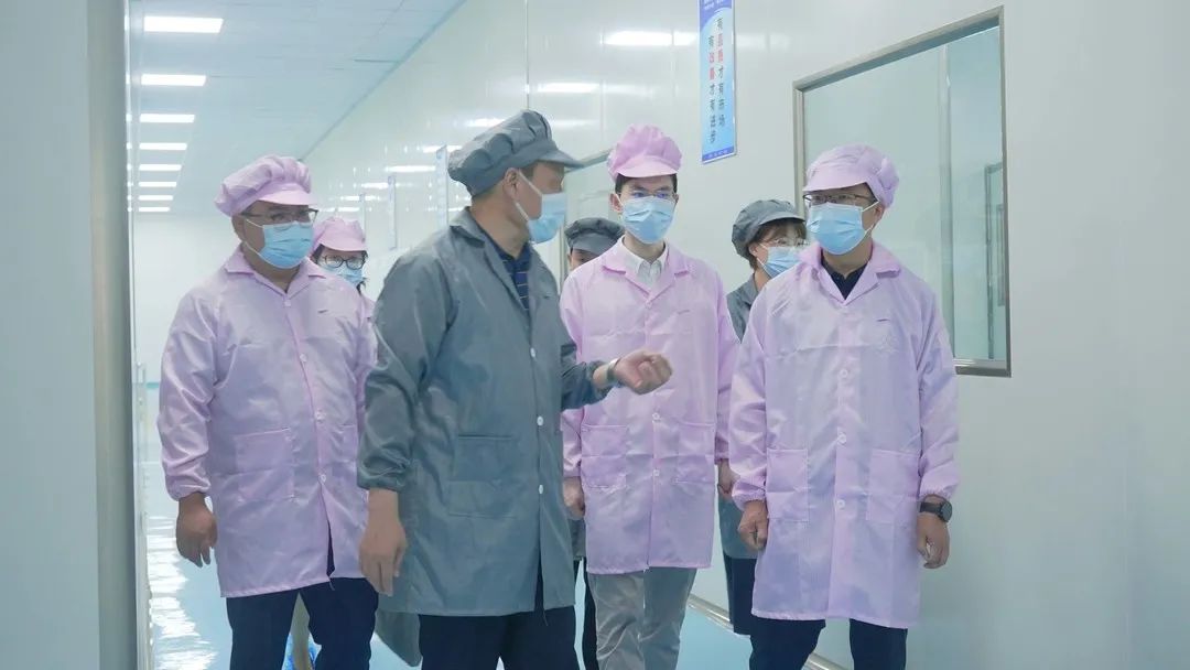 湖北省宜昌市猇亭区副区长鲍剑飞、浙江鸿慈集团董事长兼浙江宜昌商会会长张斌一行莅临高烯科技调研指导