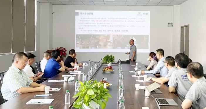 热烈欢迎上海寰宇董事长李前敏、启东海工园党委书记黄豪杰一行莅临中烯新材料调研交流合作！