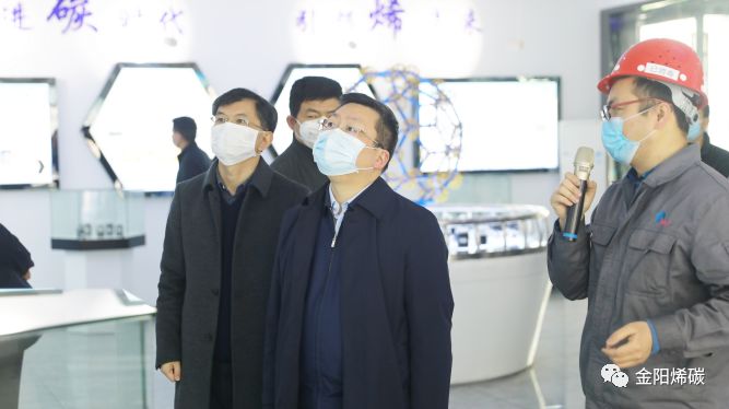 长沙市副市长陈澎莅临湖南金阳烯碳新材料有限公司调研复工复产情况
