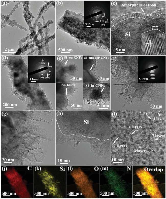 南方科大曾林/万佳雨今日Adv. Sci.：N/O掺杂石墨烯涂覆CNFs，助力硅负极储锂！