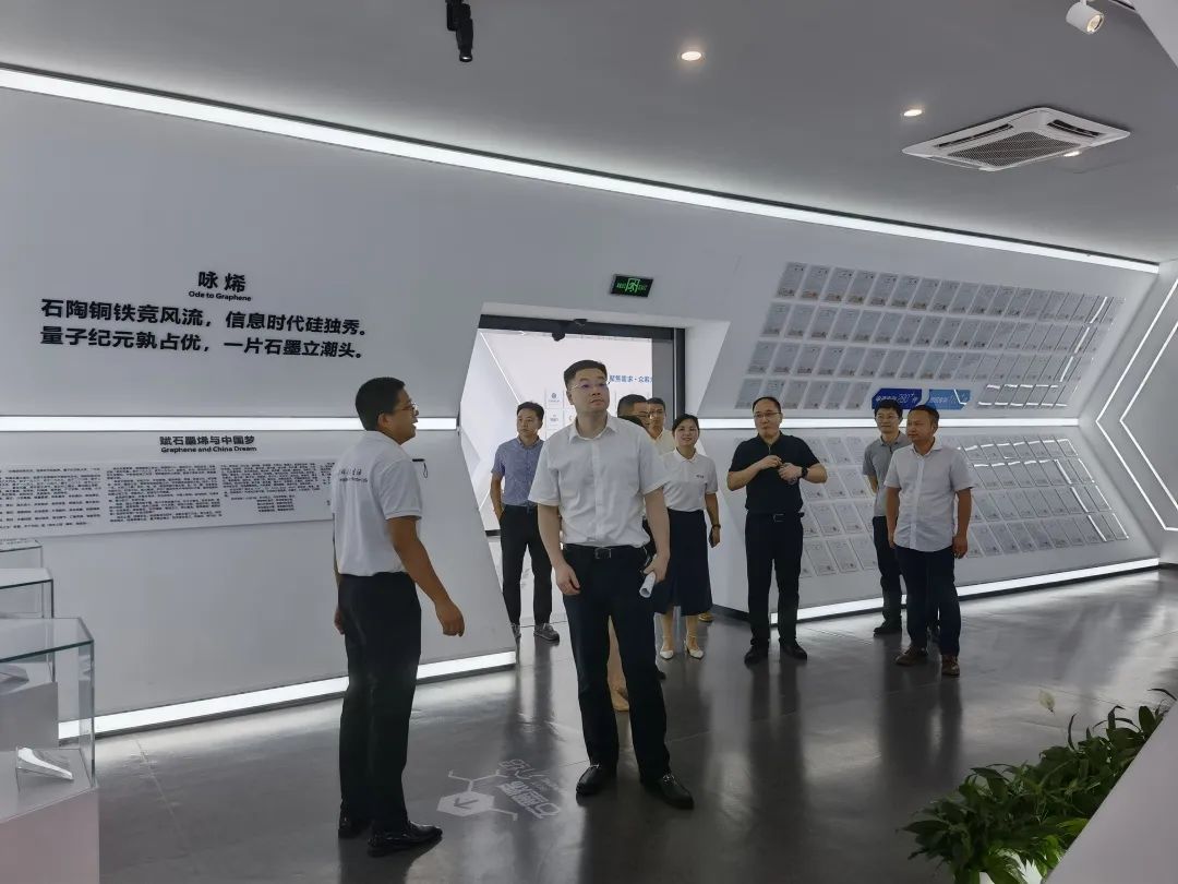 宁波市镇海区区长林斌一行调研浙江省石墨烯创新中心