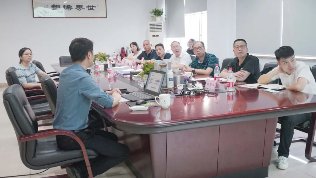 湖南耒阳经济开发区管理委员会副主任郭伟一行莅临高烯科技调研指导!