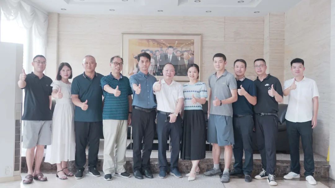 湖南耒阳经济开发区管理委员会副主任郭伟一行莅临高烯科技调研指导!