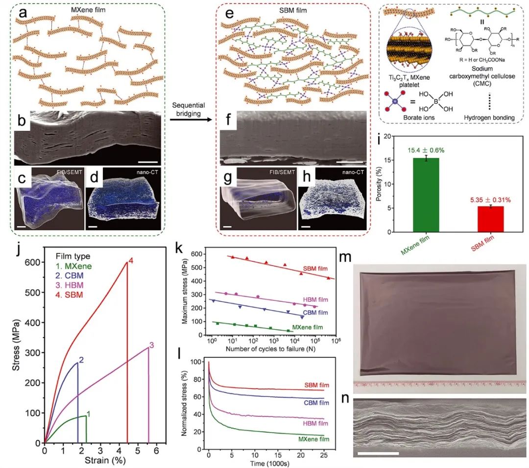 仿生石墨烯、MXene纳米复合薄膜