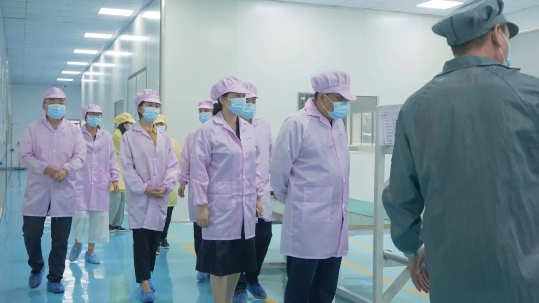 湖南株洲高新区经济合作局局长李浩一行莅临高烯科技调研指导!