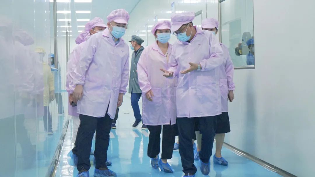 湖南株洲高新区经济合作局局长李浩一行莅临高烯科技调研指导!