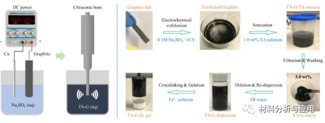 香港科技大学《Mater Lett》：环保合成铁离子-多酚-石墨烯气凝胶，用于太阳能蒸汽发电
