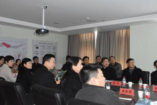 管城区政府考察团莅临煜和矿业指导工作