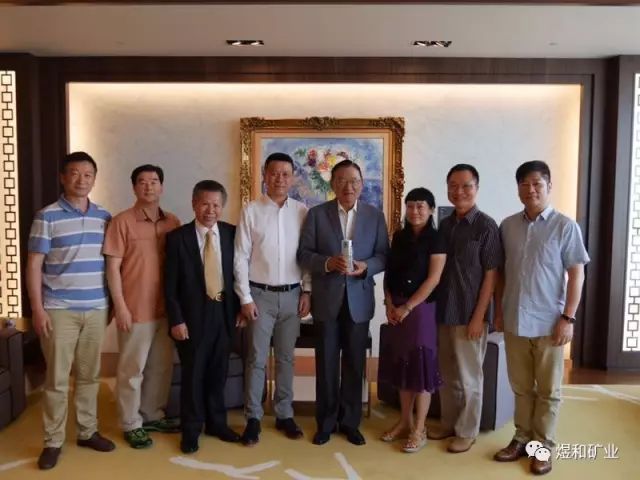 煜和矿业携手锦艺集团再访台湾拜访江丙坤董事长及科技企业