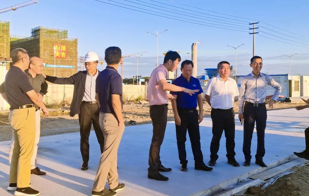 第十三届全国人大代表、北京金杜律师事务所管委会主席王俊峰一行莅临中烯新材料考察调研