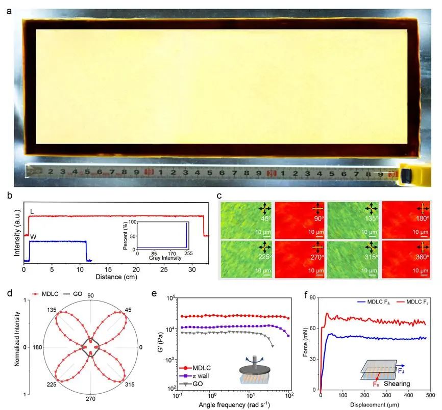 《Nano-Micro Letters》：浙大高超教授团队在二维胶体单畴液晶的大面积调控方面取得新进展