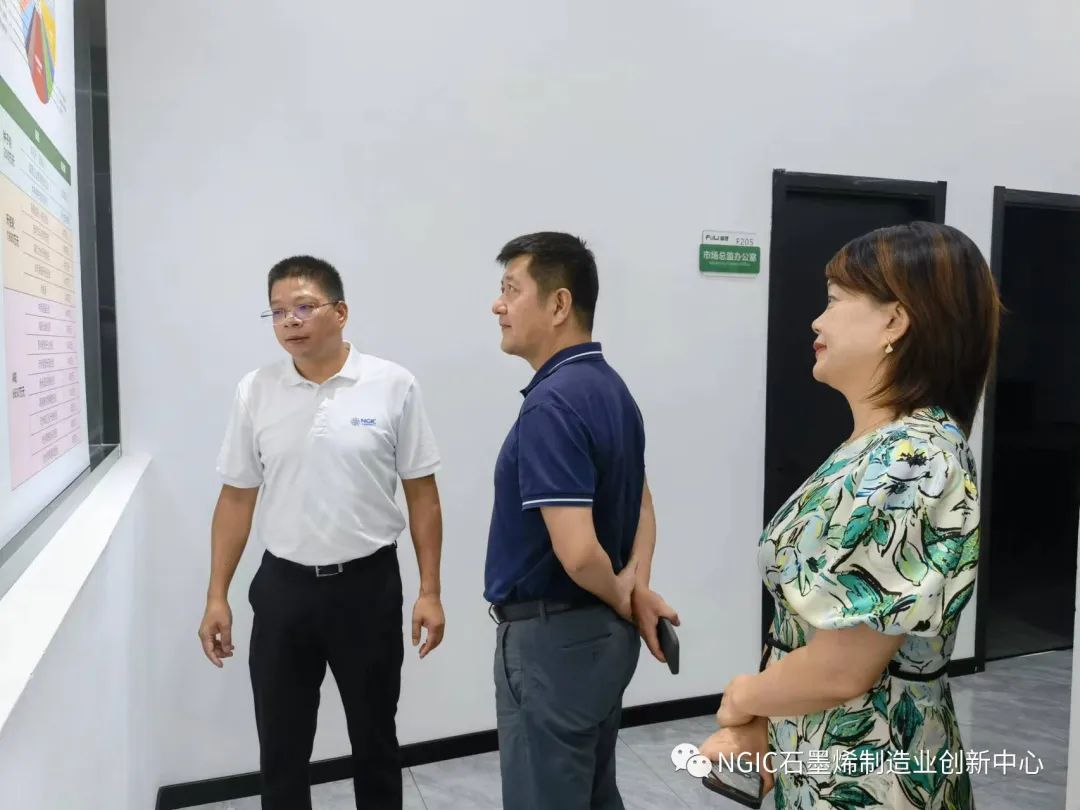 宁波东投集团陈和伟董事长一行莅临考察石墨烯创新中心