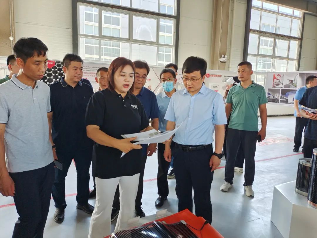 凤泉区常务副区长王西忠到煜和新乡工厂调研