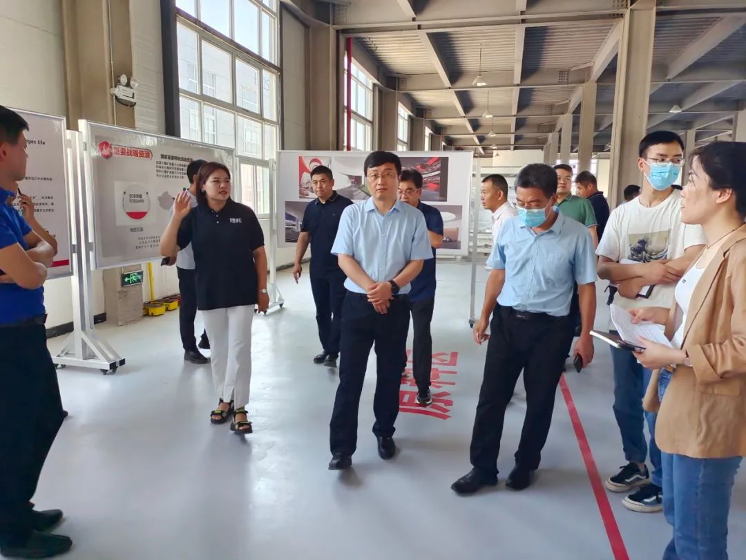 凤泉区常务副区长王西忠到煜和新乡工厂调研