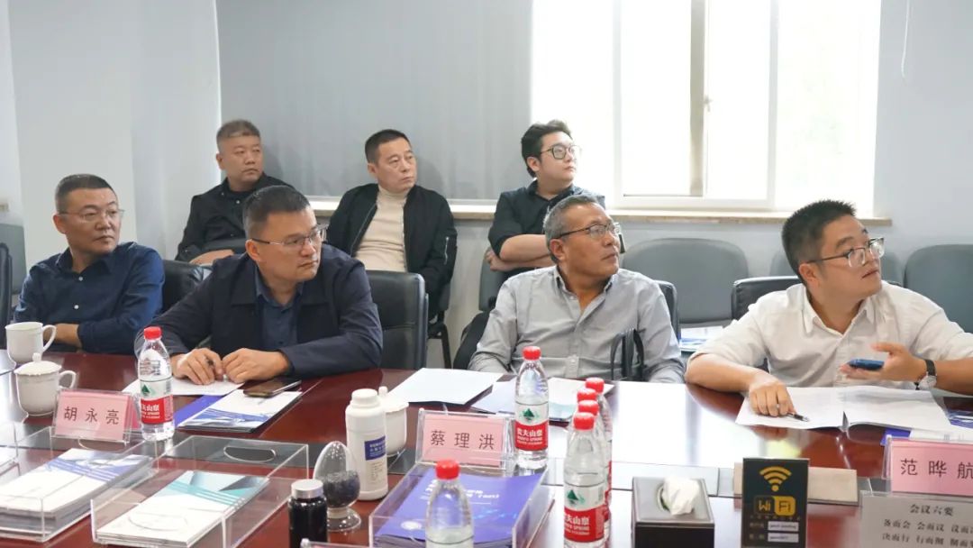 浙江省东阳经济开发区党工委委员、管委会副主任胡永亮一行莅临高烯科技调研指导!