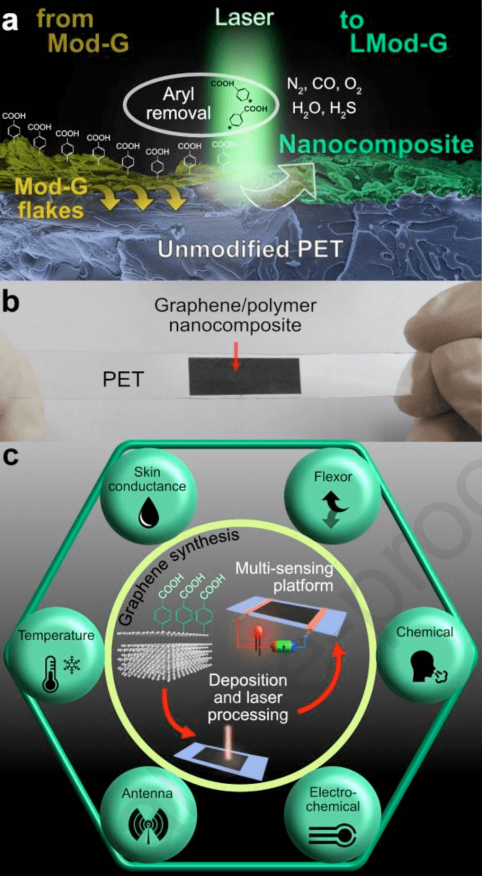 光诱导柔性石墨烯/聚合物纳米复合材料：设计、形成机制和性能工程化
