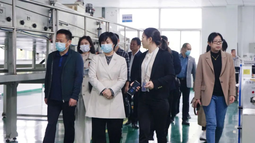 湖南省常德市政府副秘书长李碧波、市商务局局长林红华一行莅临高烯科技调研！