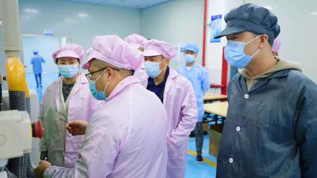 湖南省常德市政府副秘书长李碧波、市商务局局长林红华一行莅临高烯科技调研！