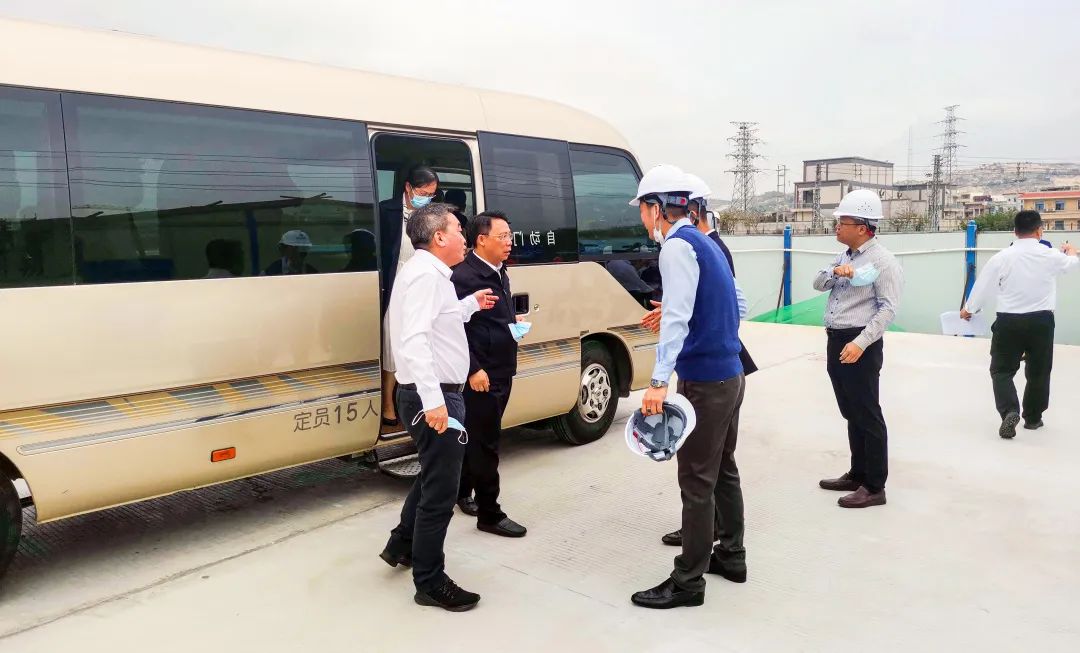 福建省委常委、泉州市委书记刘建洋一行莅临中烯新材料项目工地视察指导工作