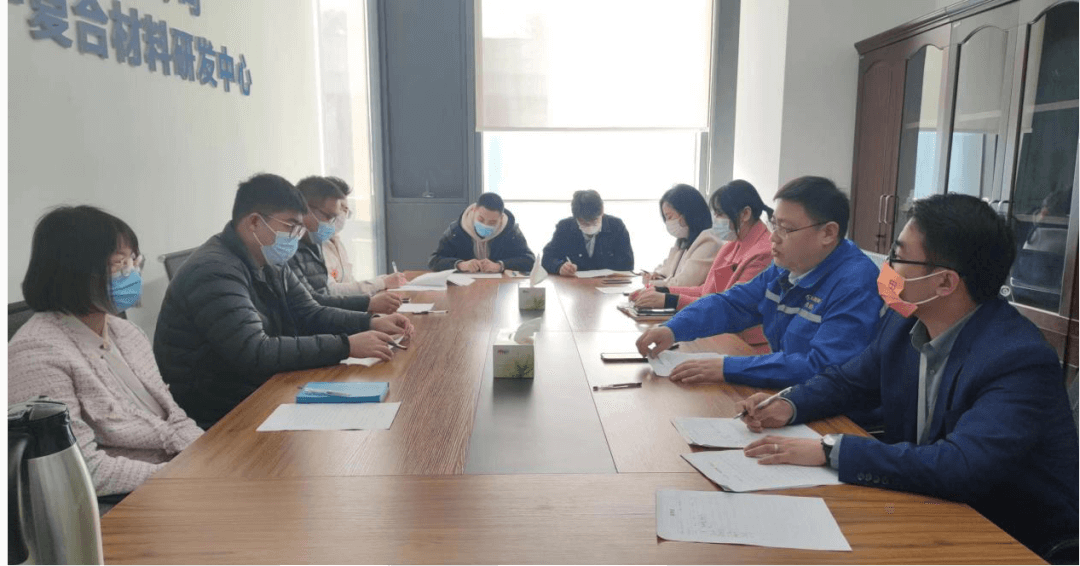 【中心动态】鲁泰科研分公司（研发中心）市场部召开一季度经营分析总结会
