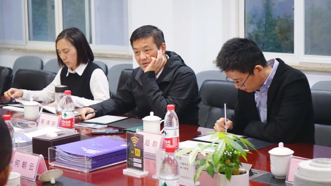 余杭区政协副主席、良渚街道党工委书记斯建刚一行莅临高烯科技考察调研