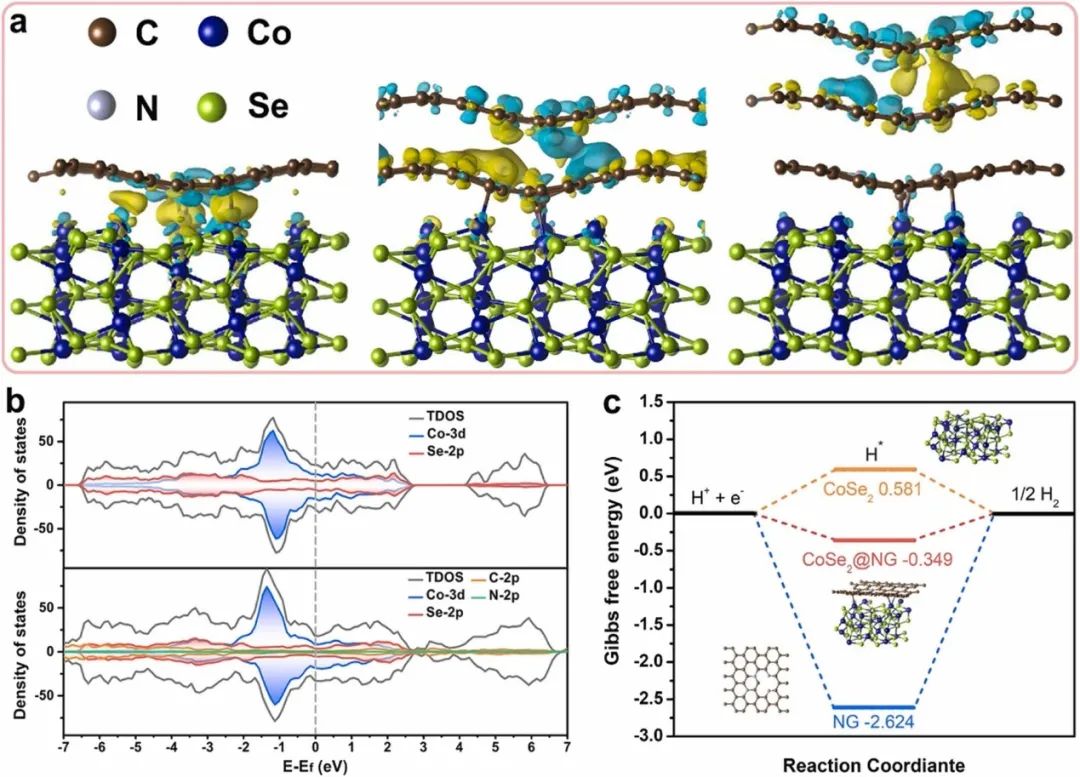 华科Appl. Catal. B：石墨烯/CoSe2活性界面和三维石墨烯纳米网阵列协同促进析氢反应