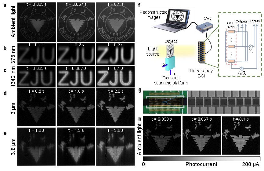 浙大徐杨、高超等团队《Nature Electronics》：石墨烯/硅室温宽光谱光电探测器