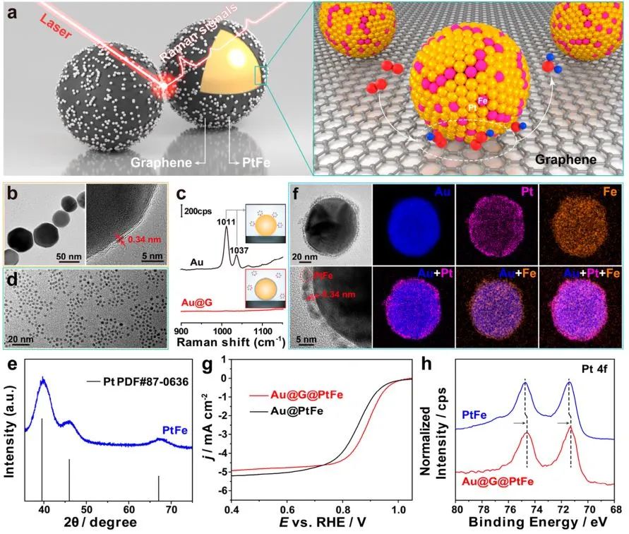 李剑锋/张华/陈卓ACS Catalysis：用于ORR的石墨烯分离卫星纳米结构