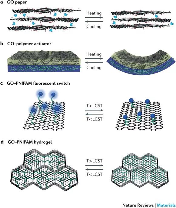 Nature：综述-基于石墨烯的智能材料的种类、制备方法、应用（荐读）！