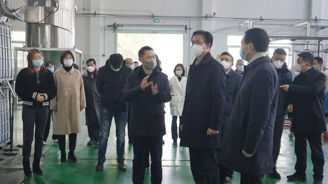杭州市市委常委、余杭区委书记刘颖一行莅临高烯科技考察调研