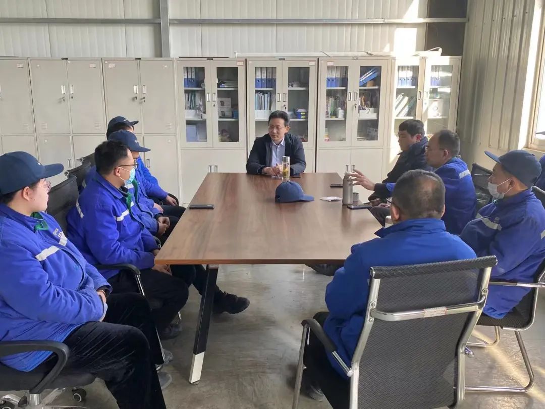 【新闻】康甲到石墨烯高分子复合材料标准化车间参加生产员工节前座谈会