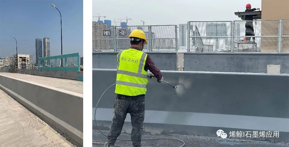 杭州滨江建业路公铁立交桥涂装全部采用石墨烯材料