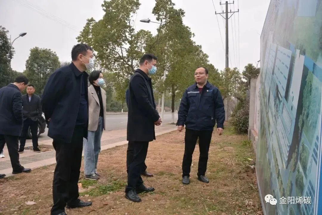 浏阳市委副书记、市长王雄文走访调研金阳烯碳