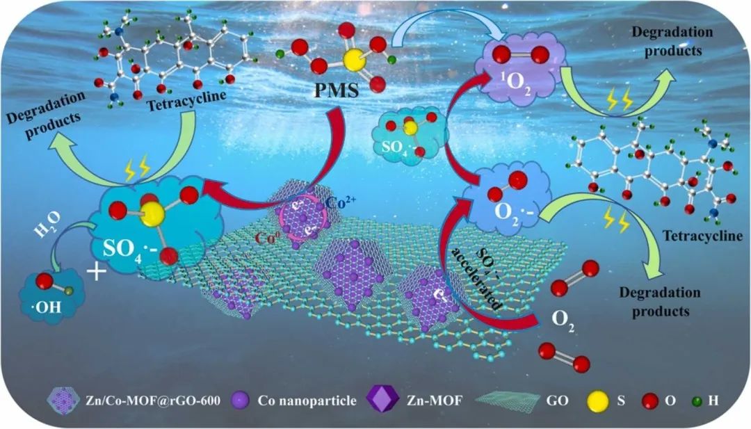 文献速递|西安建筑科技大学朱维晃教授PSEP:一种基于金属有机框架和氧化石墨烯的过硫酸氢盐激活剂在污染物去除中的应用