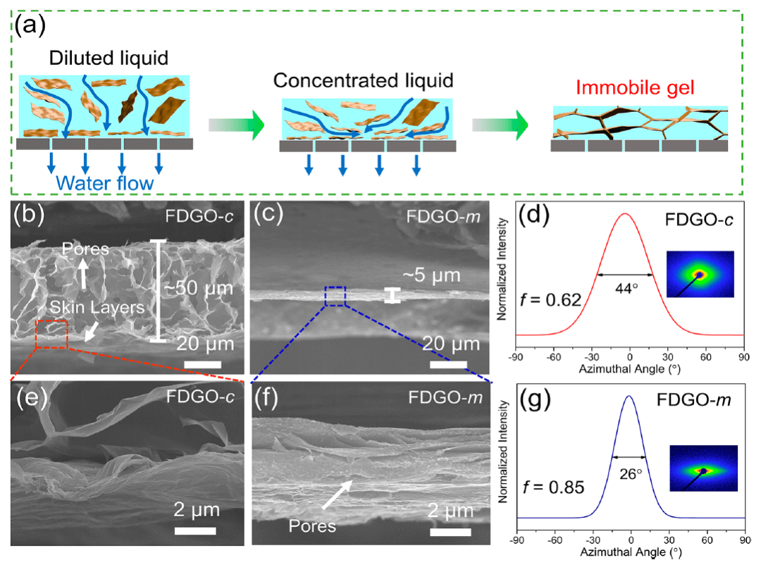 北化工于中振教授/张好斌教授ACS Nano：利用高强宏观薄膜的化学-结构-工程策略实现原始氧化石墨烯的自发规则堆积