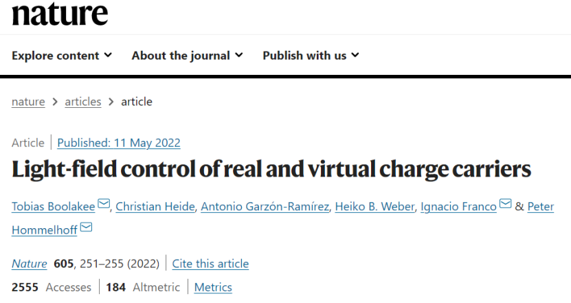 Nature：石墨烯异质结！