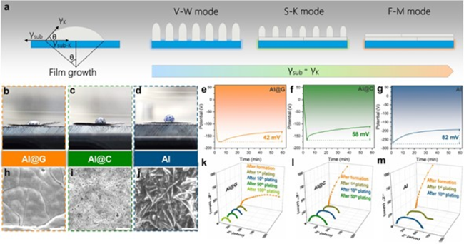 Adv. Mater.：石墨烯修饰铝集流体助力无负极钾金属电池