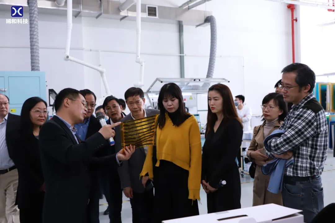 医工交叉沙龙丨厦门市医学专家团队莅临参观晞和科技生产线