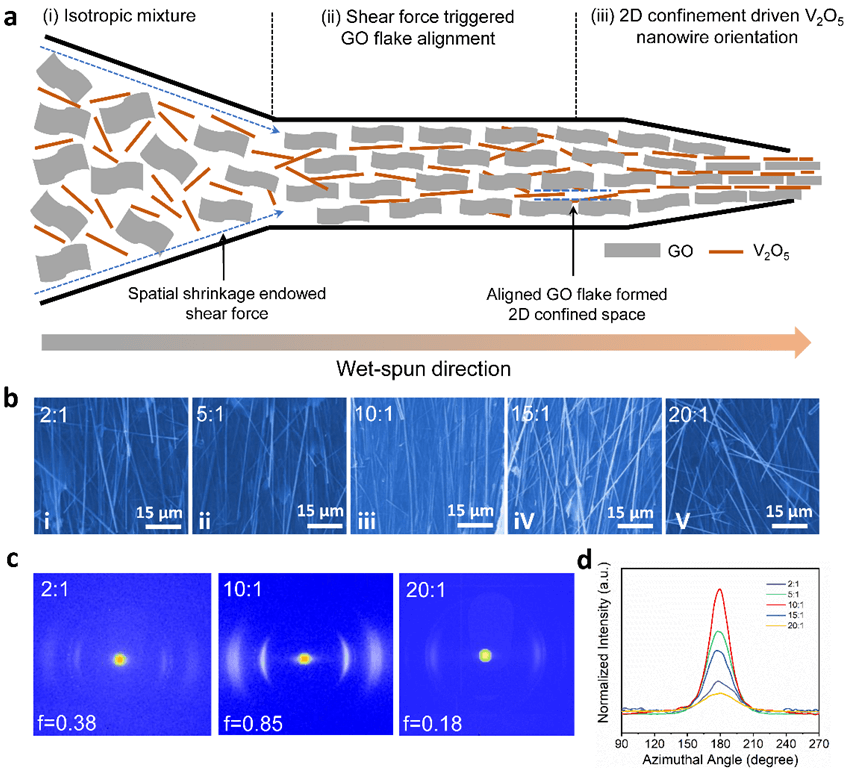 邵元龙课题组AM：石墨烯诱导流变工程构筑高取向纤维电极
