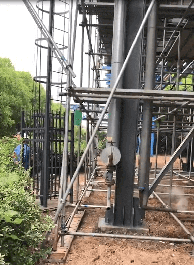 水云水性石墨烯涂料经典案例回顾——南京六合化工园区管廊翻新防腐工程