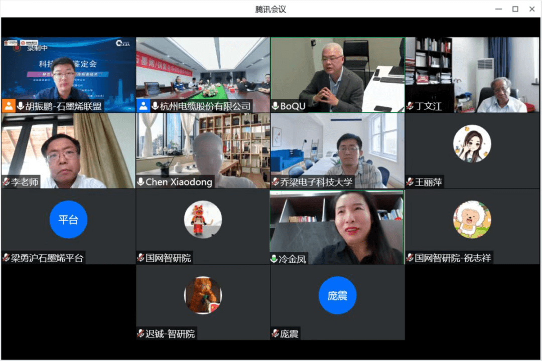 联盟成员杭电股份的石墨烯导线项目正式通过行业专家鉴定，国内首创，国际领先！
