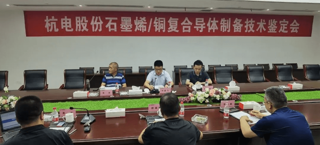 联盟成员杭电股份的石墨烯导线项目正式通过行业专家鉴定，国内首创，国际领先！