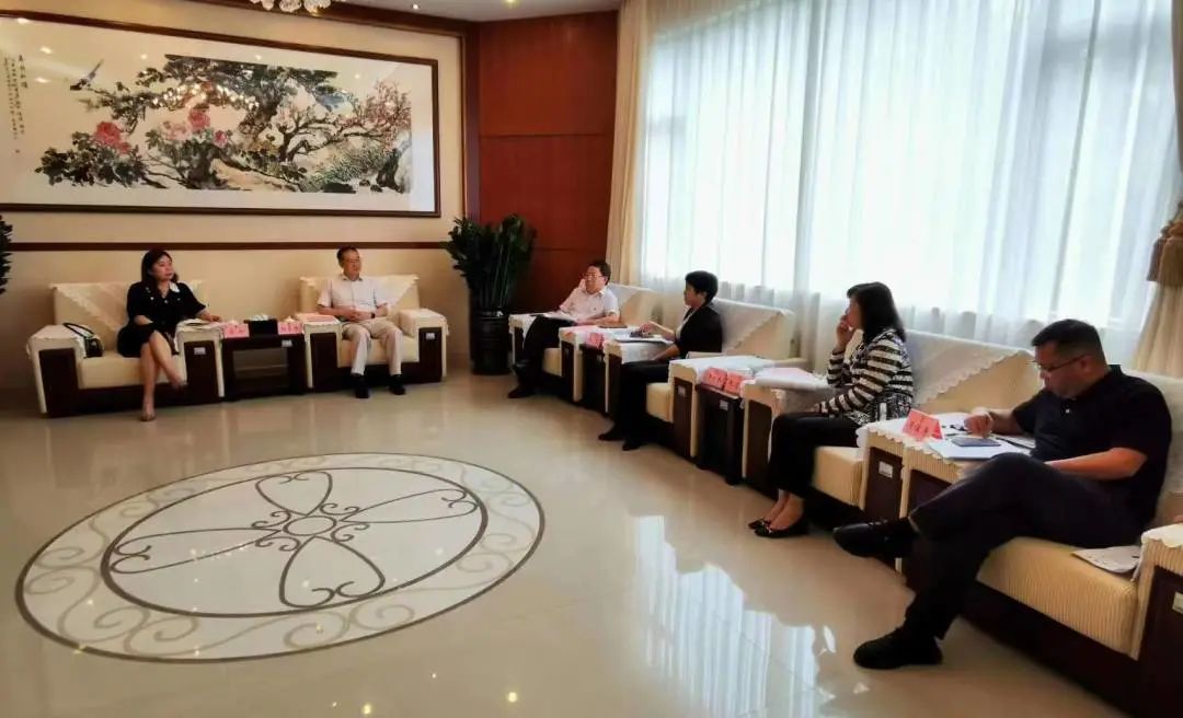 民革中山市委会刘志伟主委接待深圳稀导技术公司高层来访