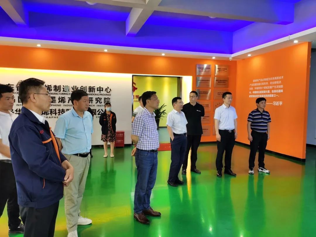 安徽望江县政协主席汪森一行莅临华高墨烯考察交流