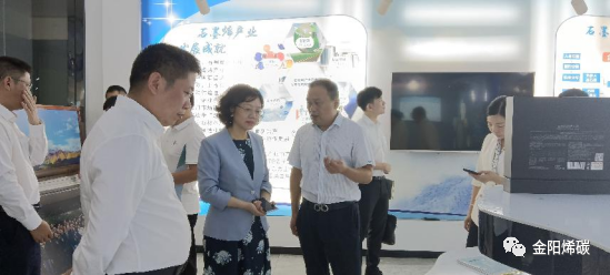 湖南财信金控党委书记、董事长程蓓一行调研金阳烯碳石墨烯新材料项目