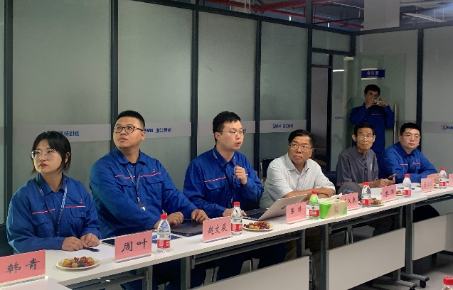 诸暨市副市长陈文进一行莅临浙江烯纺新材料科技有限公司考察交流